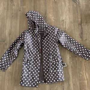 Gelert Women’s brown polka dot rain coat 8 (NWOT, never worn)